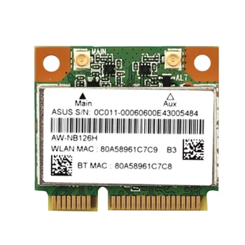 SSEA Новый для AzureWave AW-NB097H AW-NB100H AW-NB126H AR3012 AR5B225 Half Mini PCI-E Wifi BT4.0 Беспроводная карта Wlan