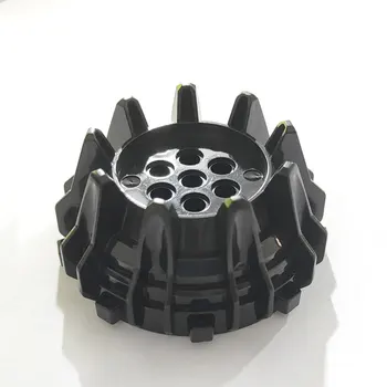Высокотехнологичные 64712 Колеса из твердого пластика диаметром 62 мм, строительный блок MOC, совместимый с аксессуарами Lego Block 4538782