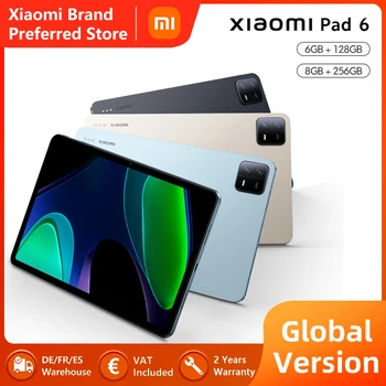 Глобальная версия Xiaomi Mi Pad 6 Mi tablet 6 + 128 / 8 + 256 ГБ экран Snapdragon 870 11 