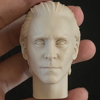Набор пазлов с фигурками из литой смолы 1: 6, фигурная голова (Том Хиддлстон), неокрашенная скульптурная модель (50 мм)